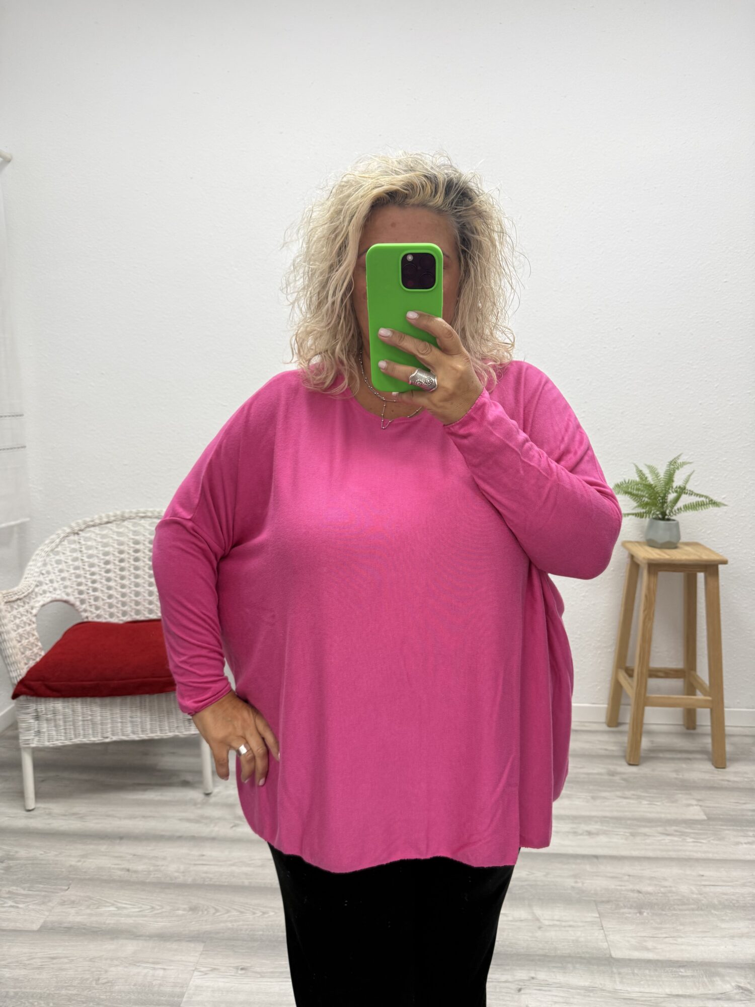 Jersey basico fucsia