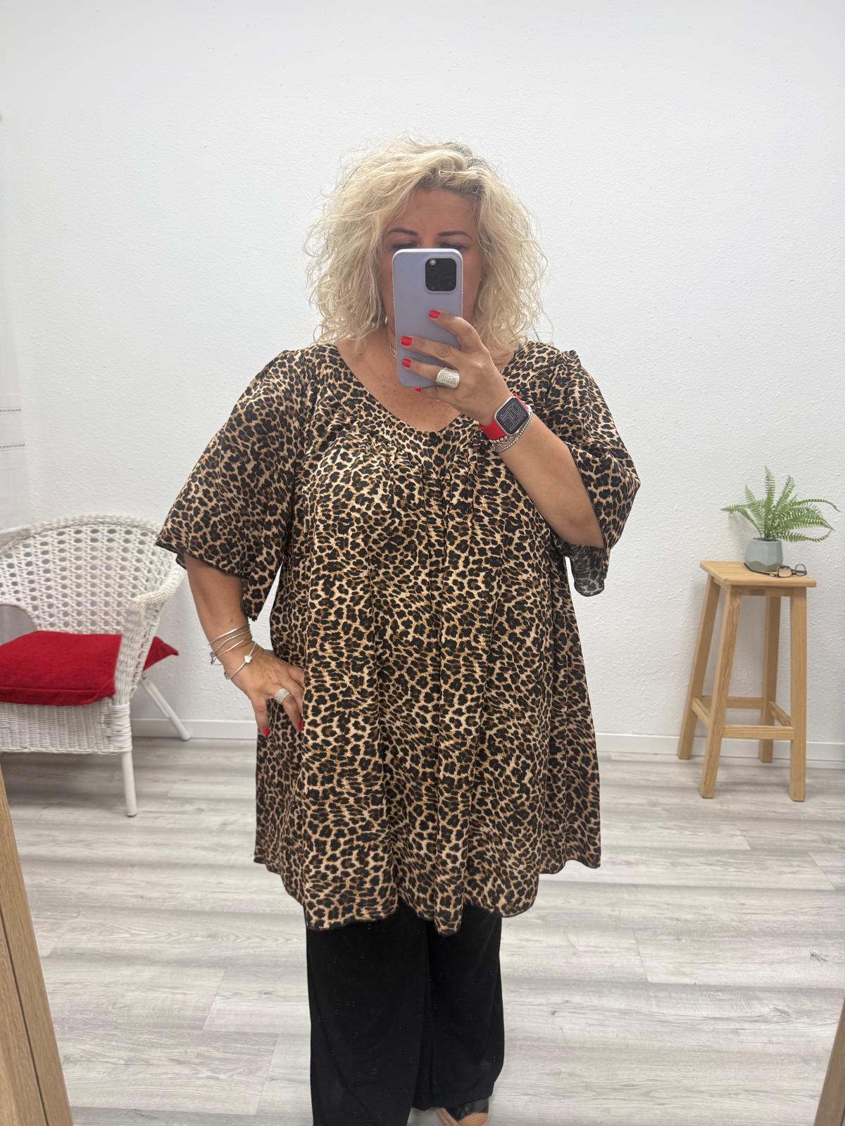 Blusón animal print