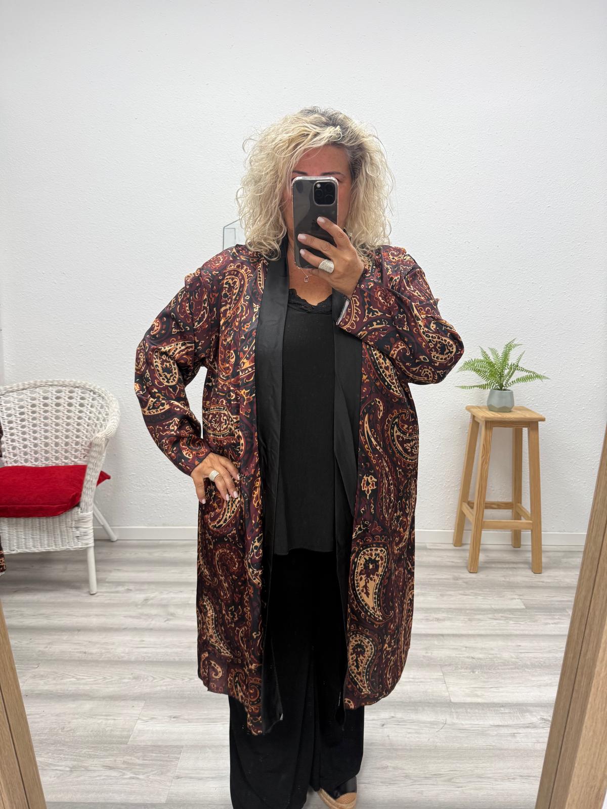Kimono raso cachemir