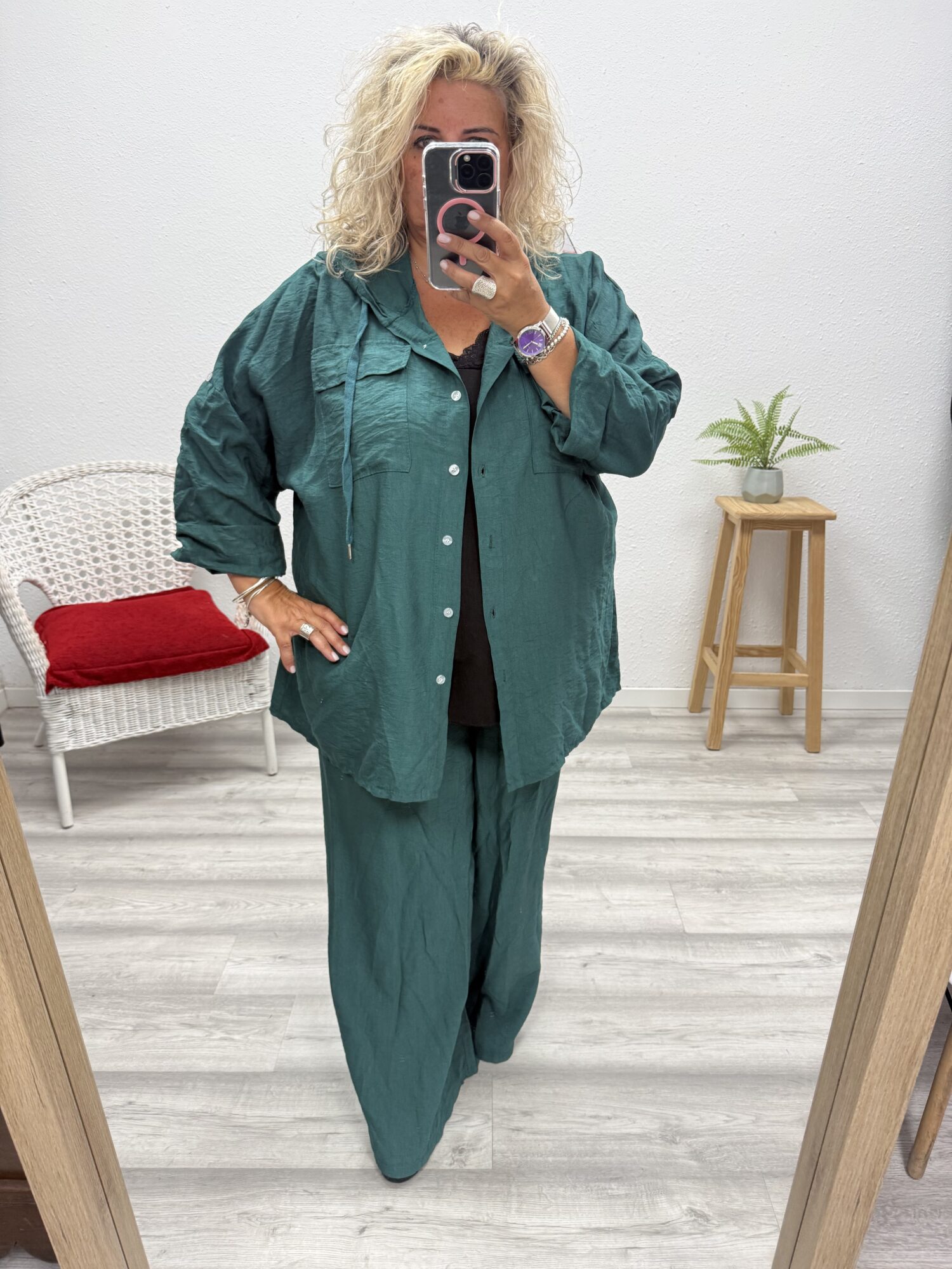 Conjunto sahariana verde