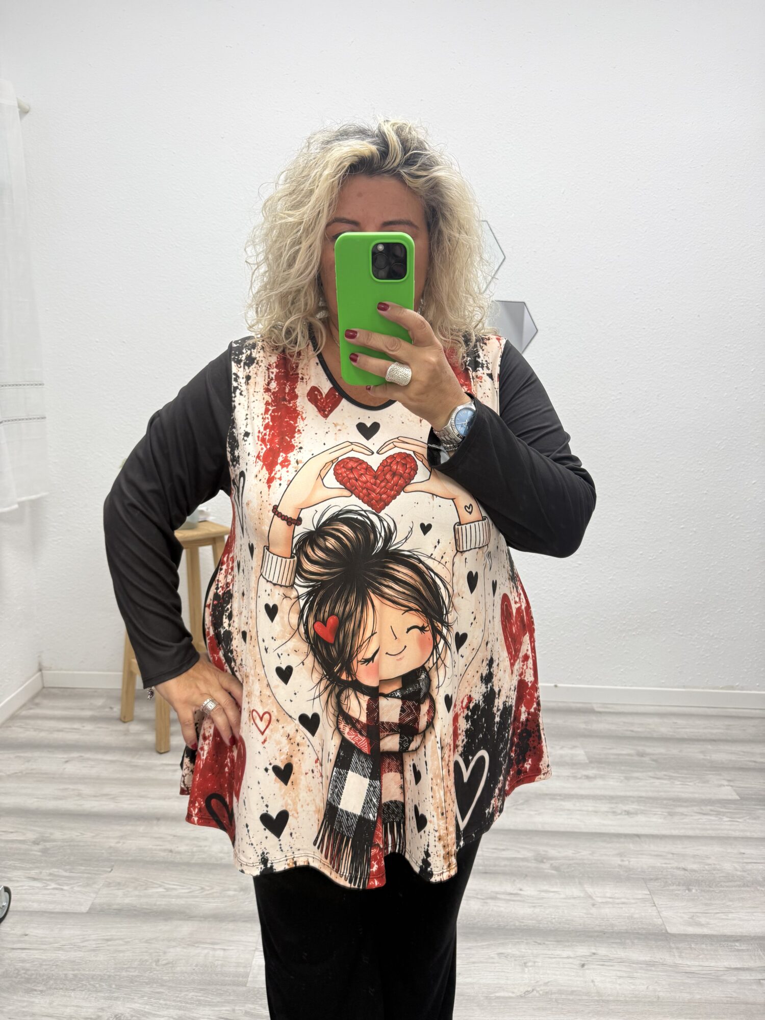 Camiseta niña coleta