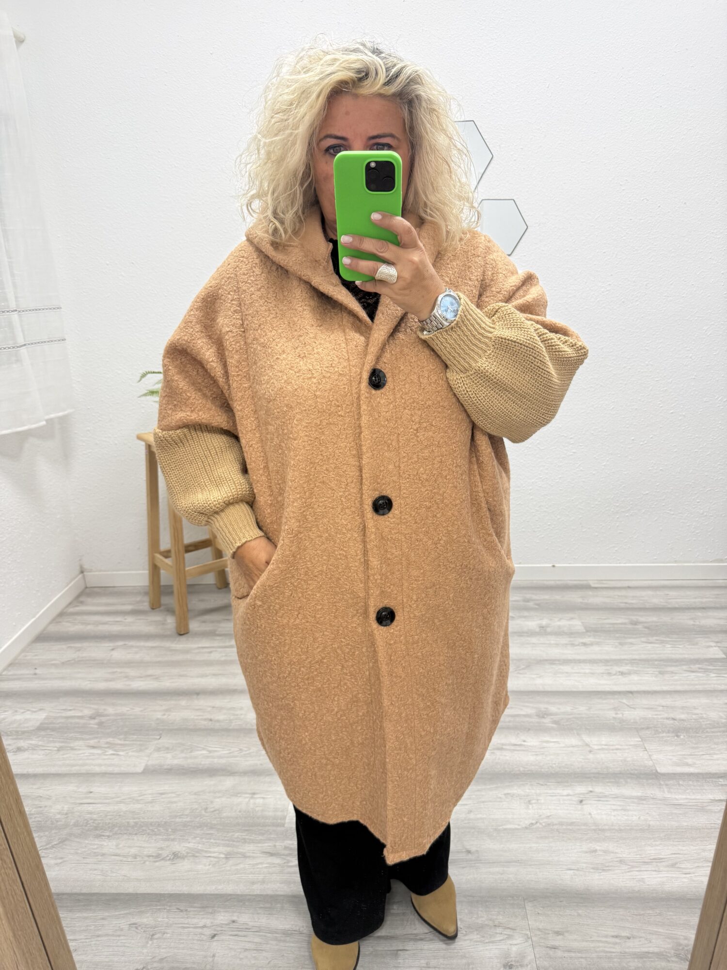 Abrigo nudo camel