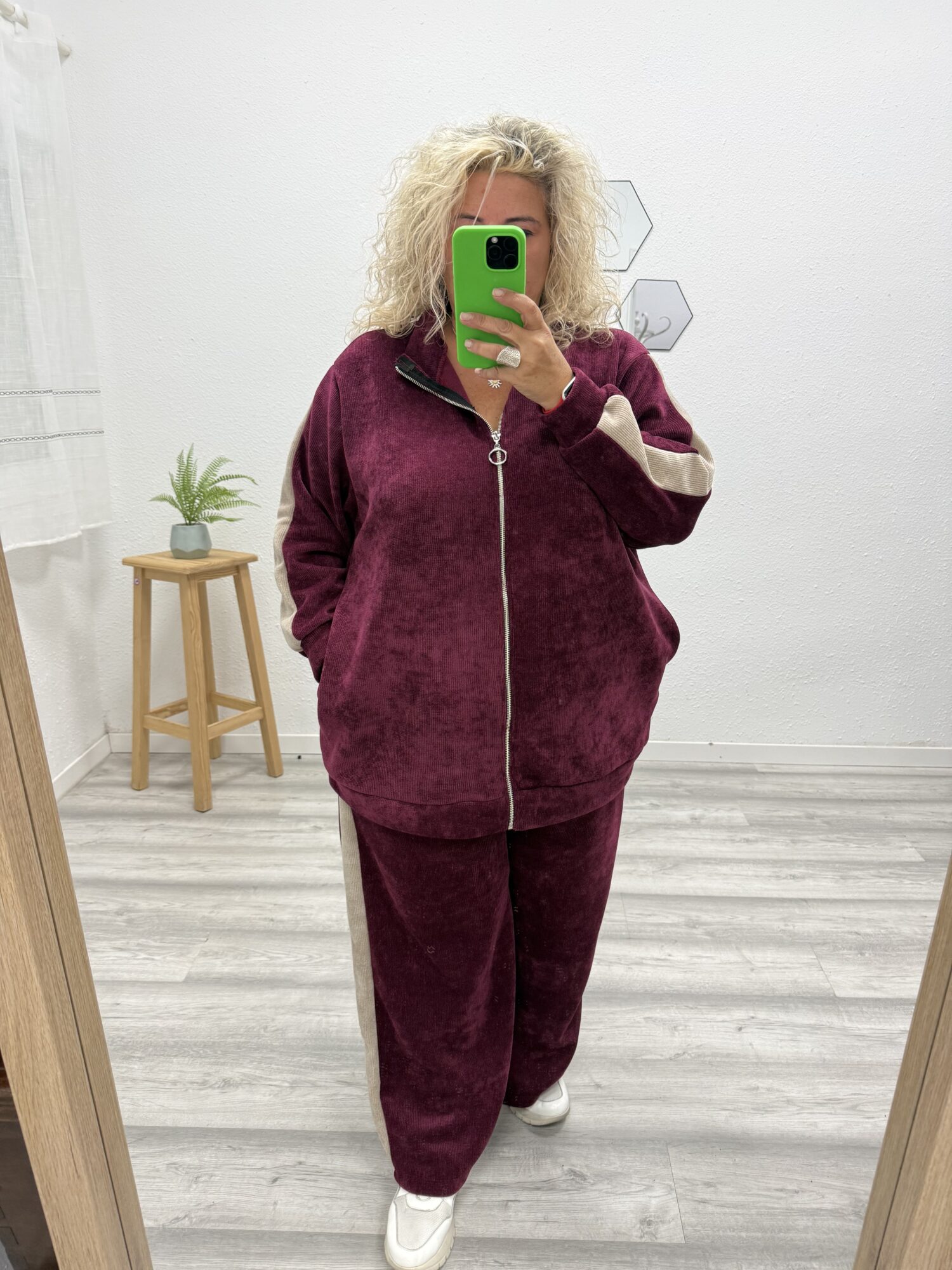 Conjunto micropana burdeos