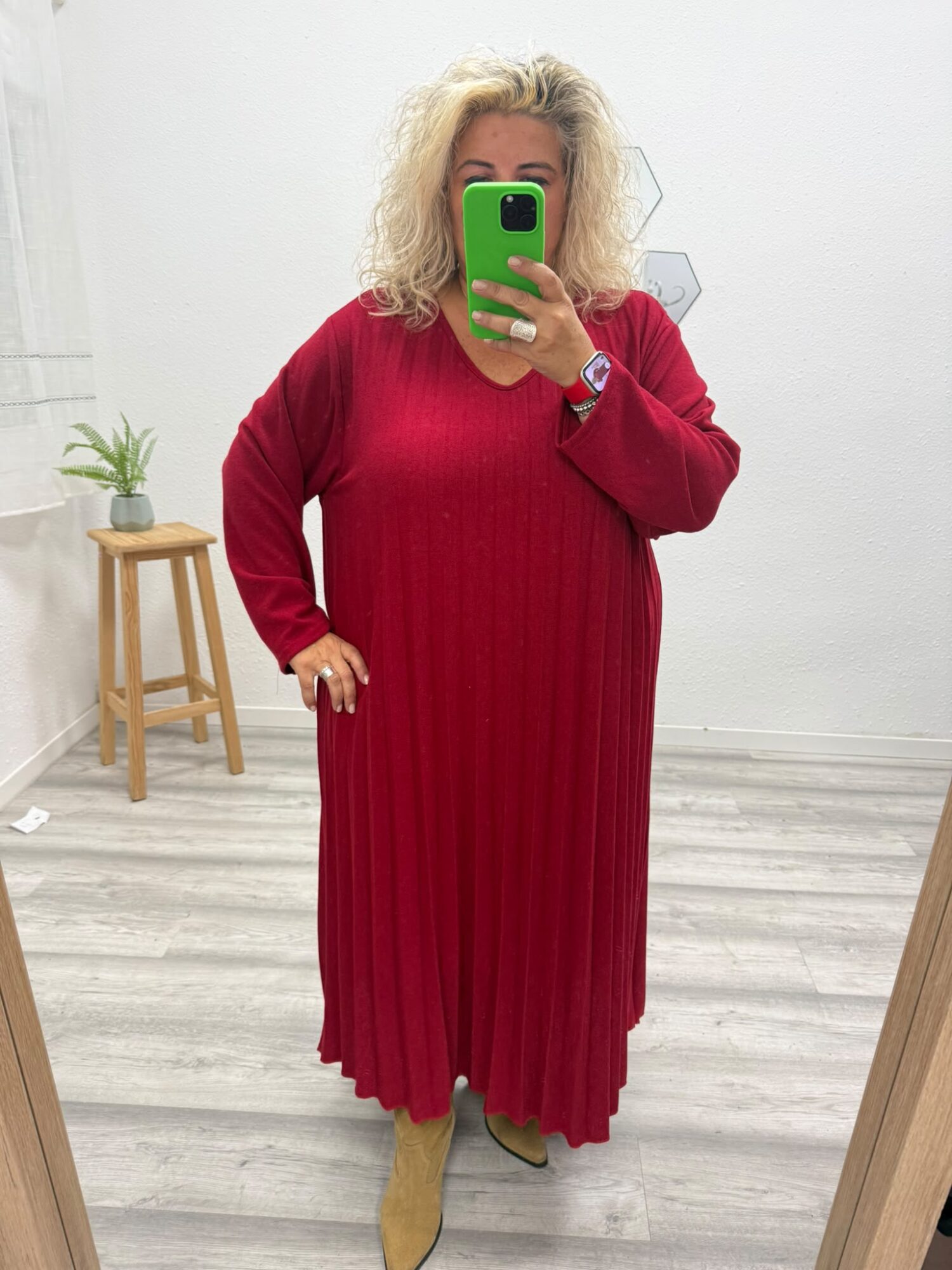 Vestido largo rojo